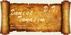 Daniel Tanasin vizit kartica